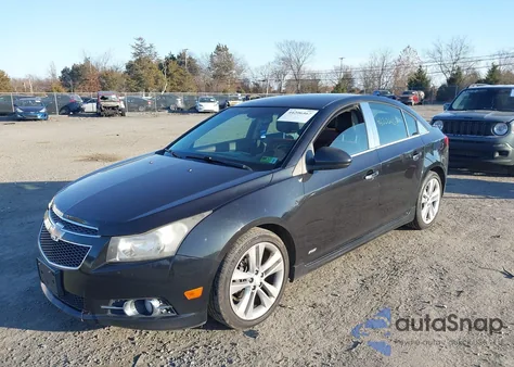 2012 Chevrolet Cruze Ltz из США, поврежденный, VIN 1G1PH5SCXC7257490